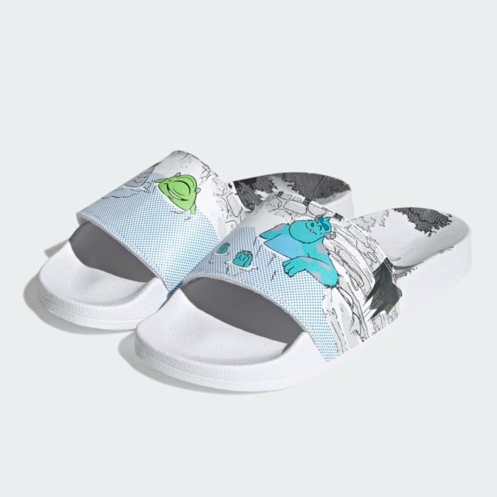 Adidas X Disney Pixar Monsters Inc Adilette Lite Slides GX0995 NWT